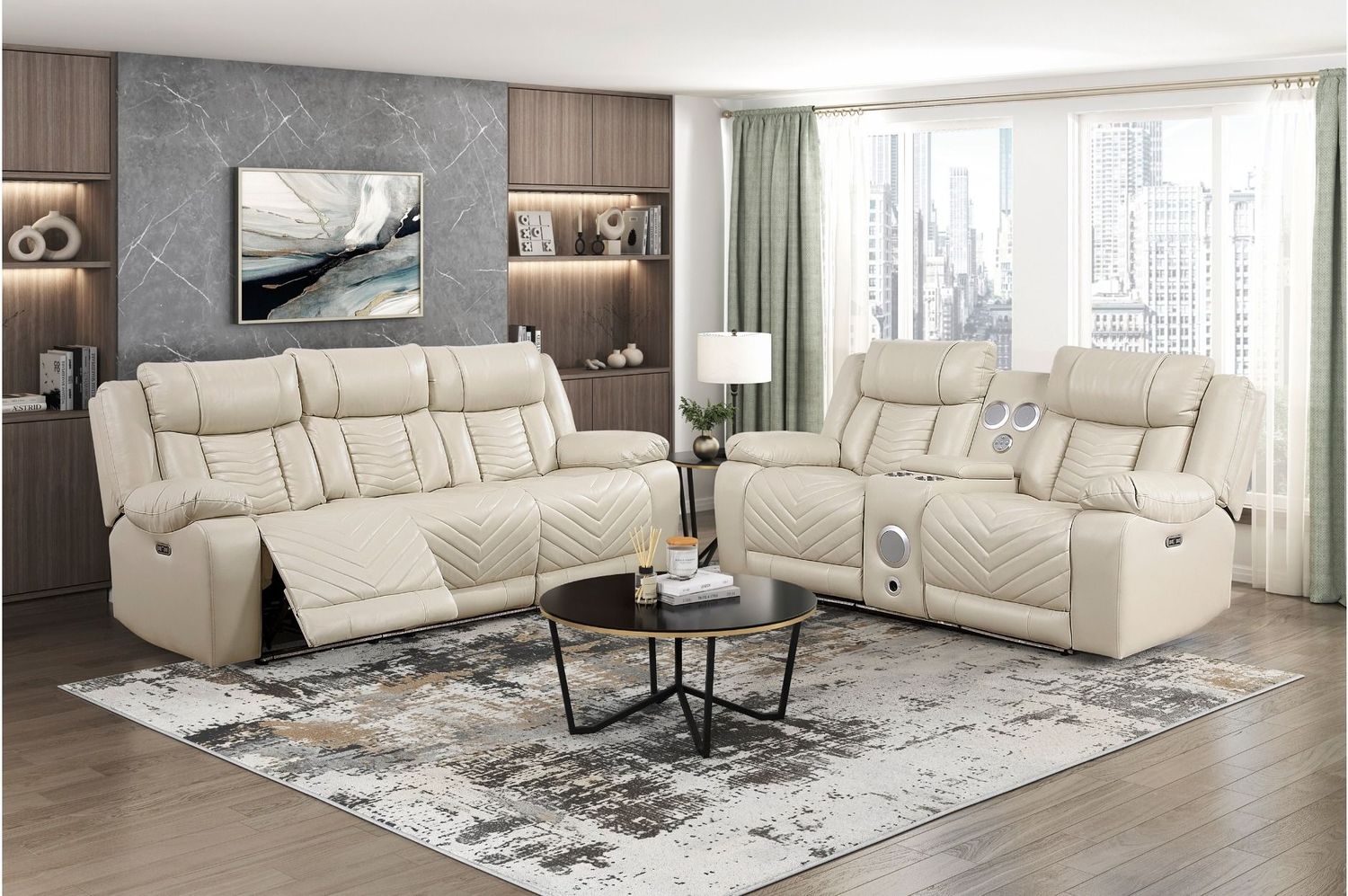 8457BEG Seating-Huron Collection 8457BEG Seating-Huron Collection