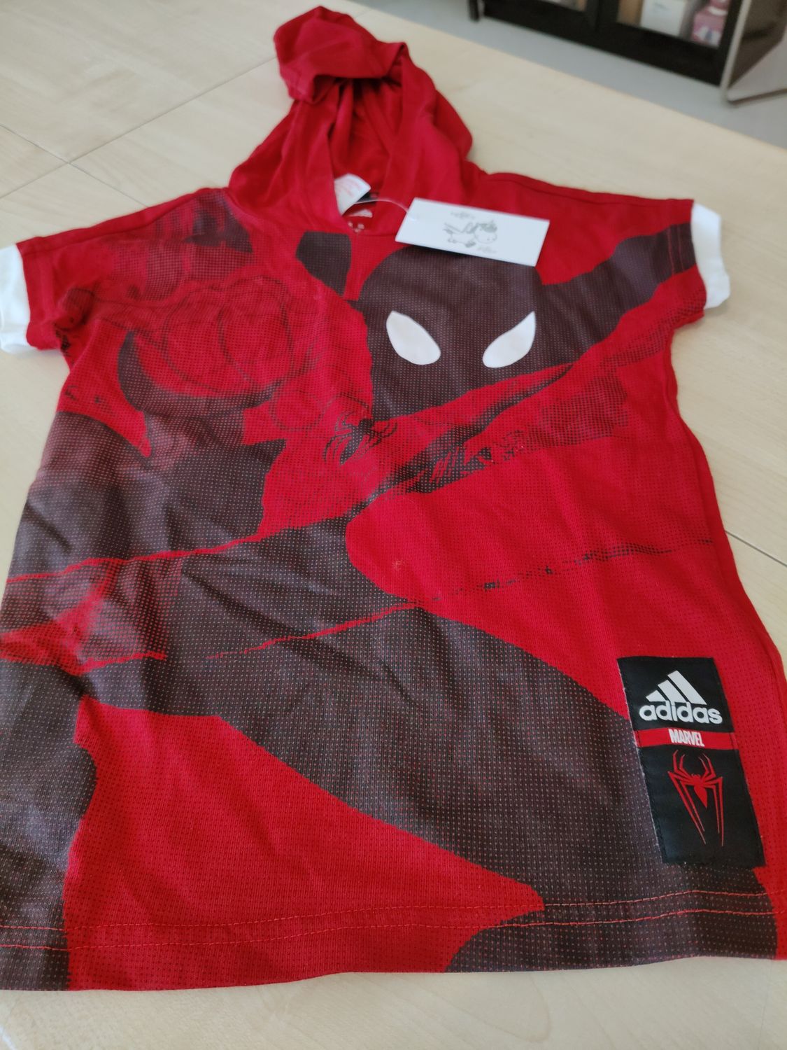 Maglietta bimbo 5/6 anni Spiderman Adidas