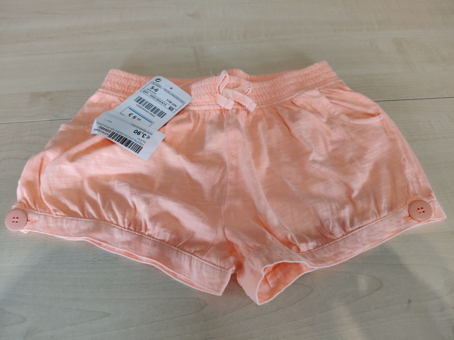 Pantaloncini bimba 5/6 anni  Zara