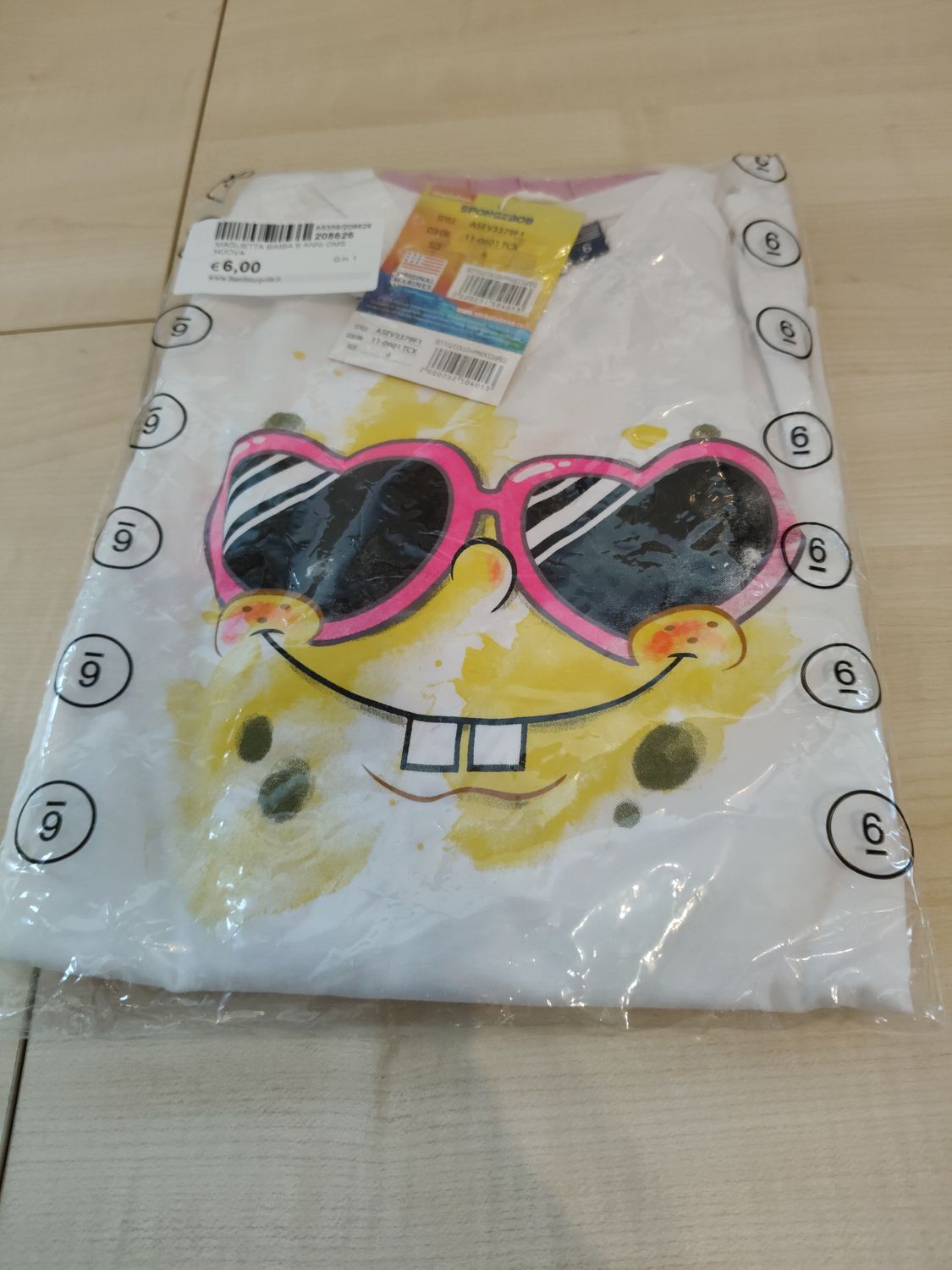 Maglietta bimba 6 anni Original Marines