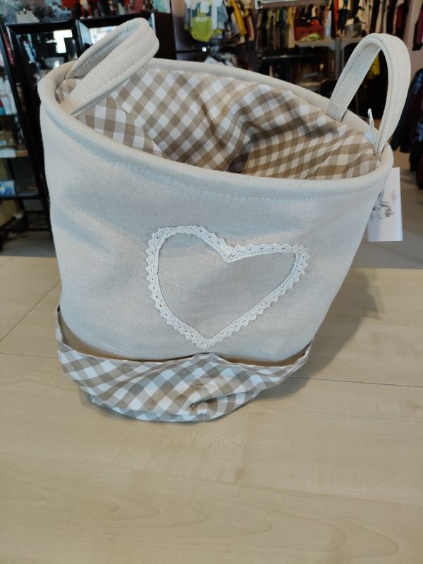 Cesta giocattoli in stoffa