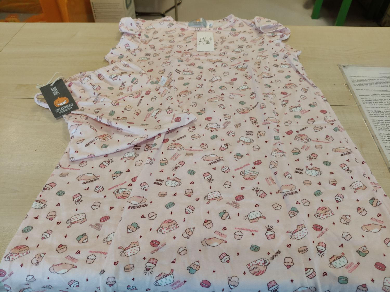 Camicia da notte bimba 12 anni Zucca Stregata