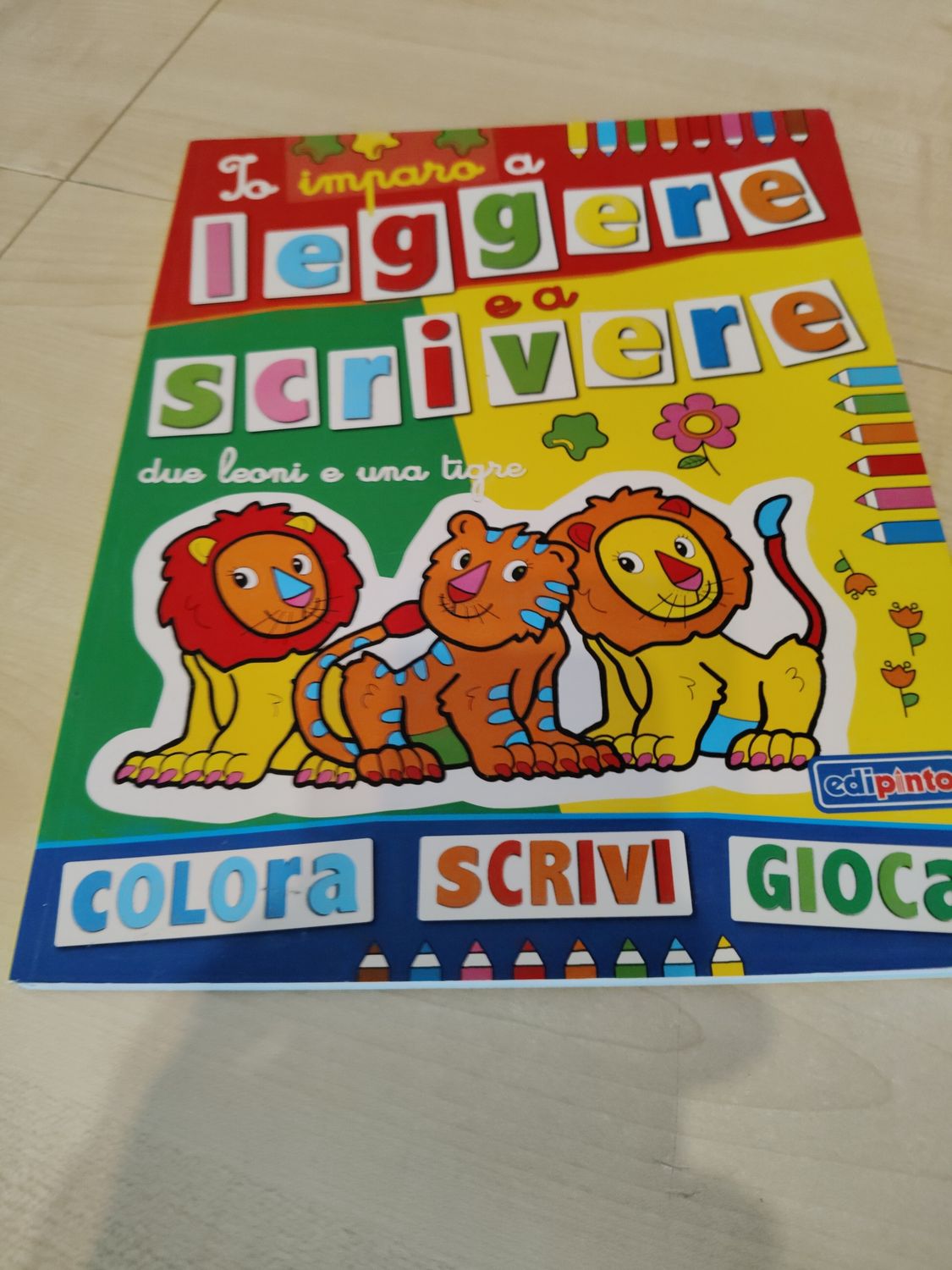 Io imparo a leggere  e scrivere