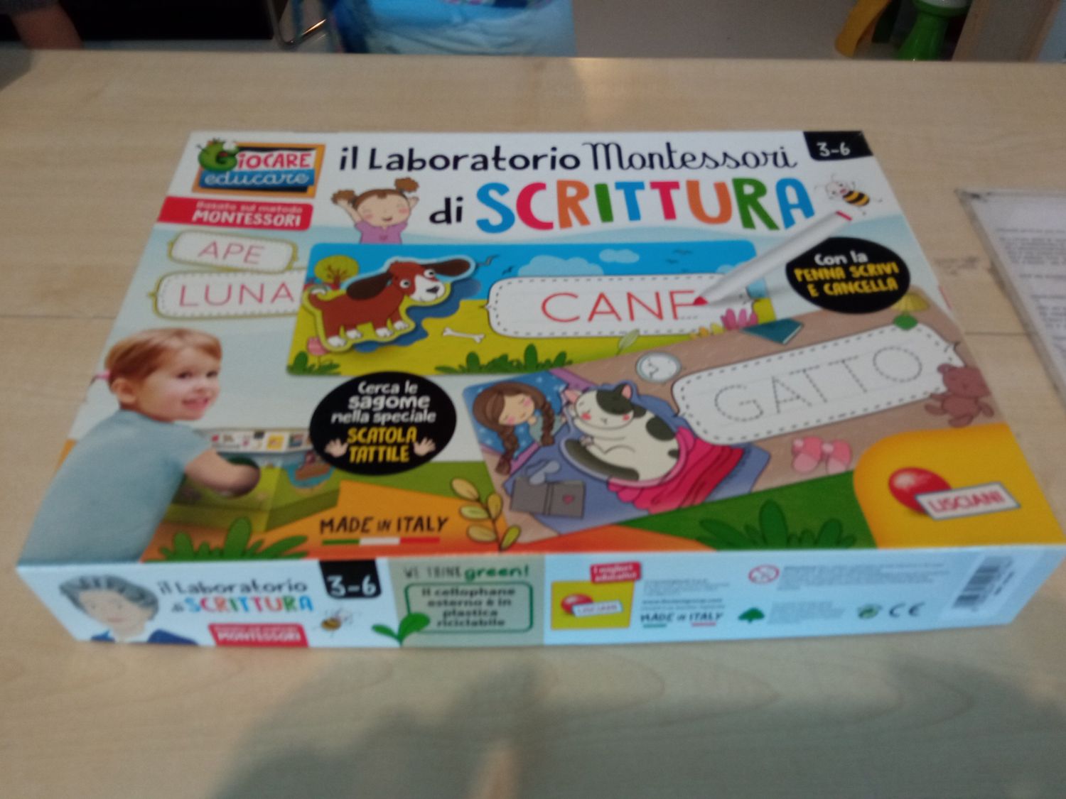 Laboratorio Montessori di scrittura