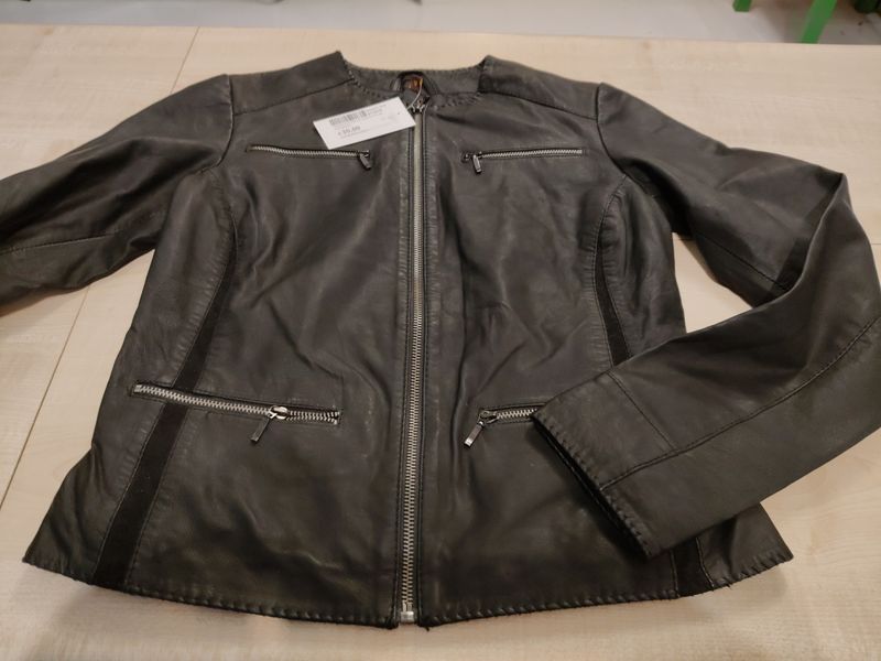 Giacca in pelle donna tg 40 Conbipel