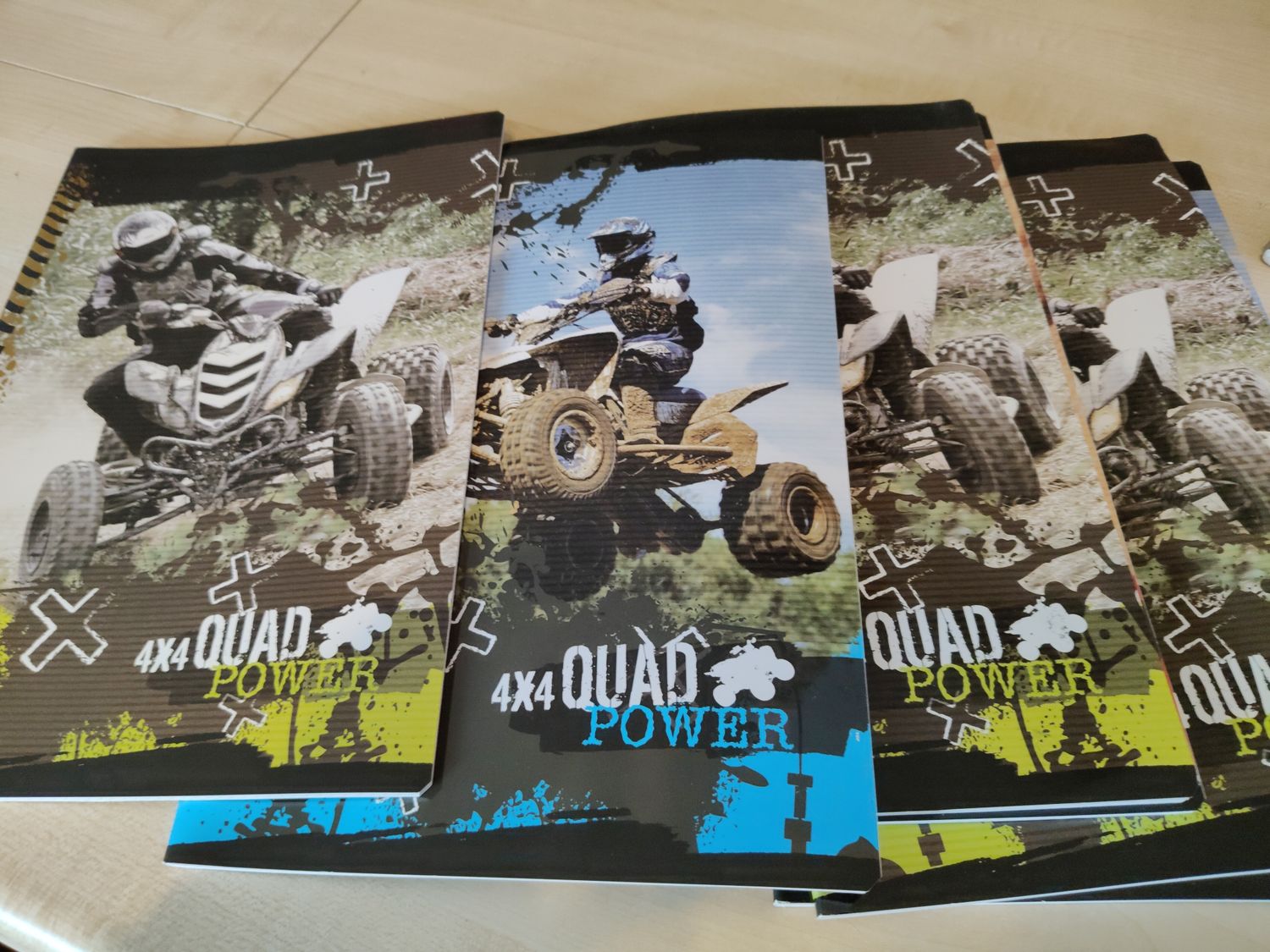 Quadernoni a quadretti 6 pezzi