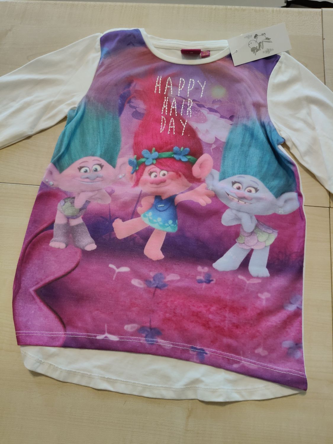Maglietta bimba 5/6 anni Trolls