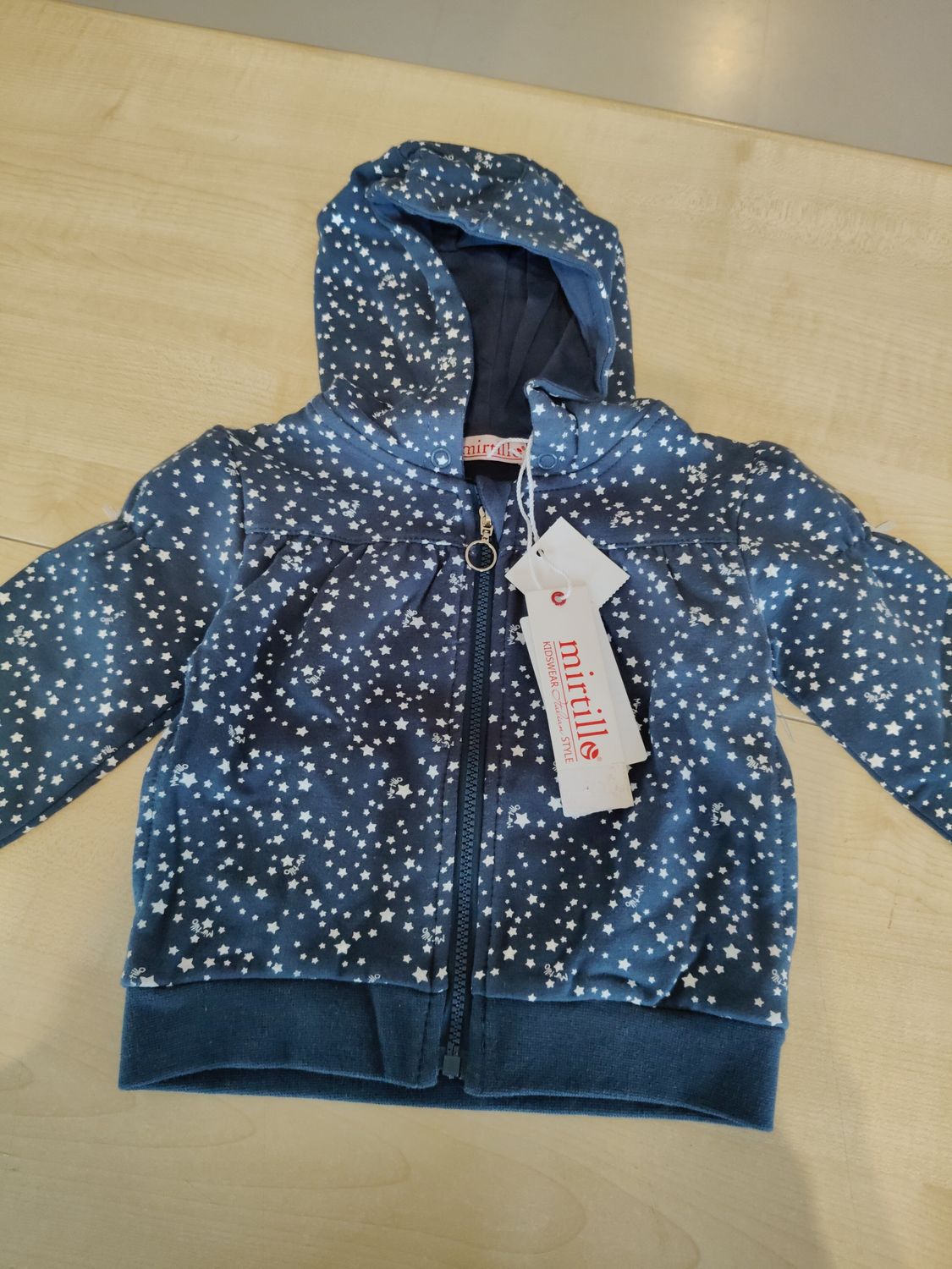 Felpa bimba 9 mesi Mirtillo