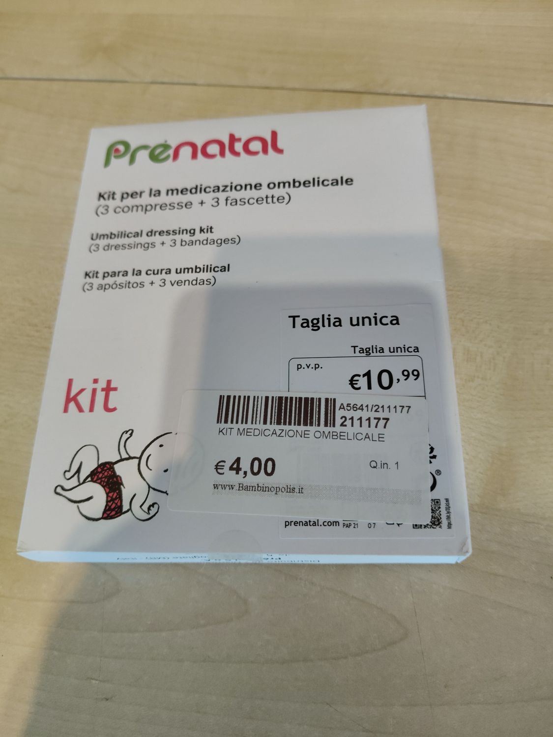 Kit medicazioen ombelicale Prenatal