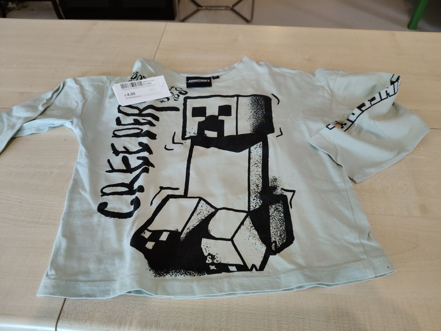 Maglietta bimbo 8 anni Minecraft