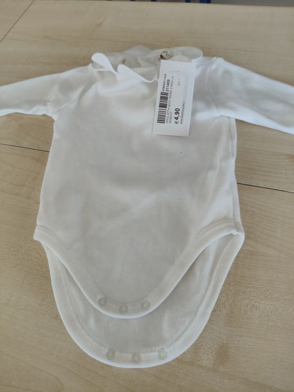 Maglietta body bimba 3 mesi La Mascot