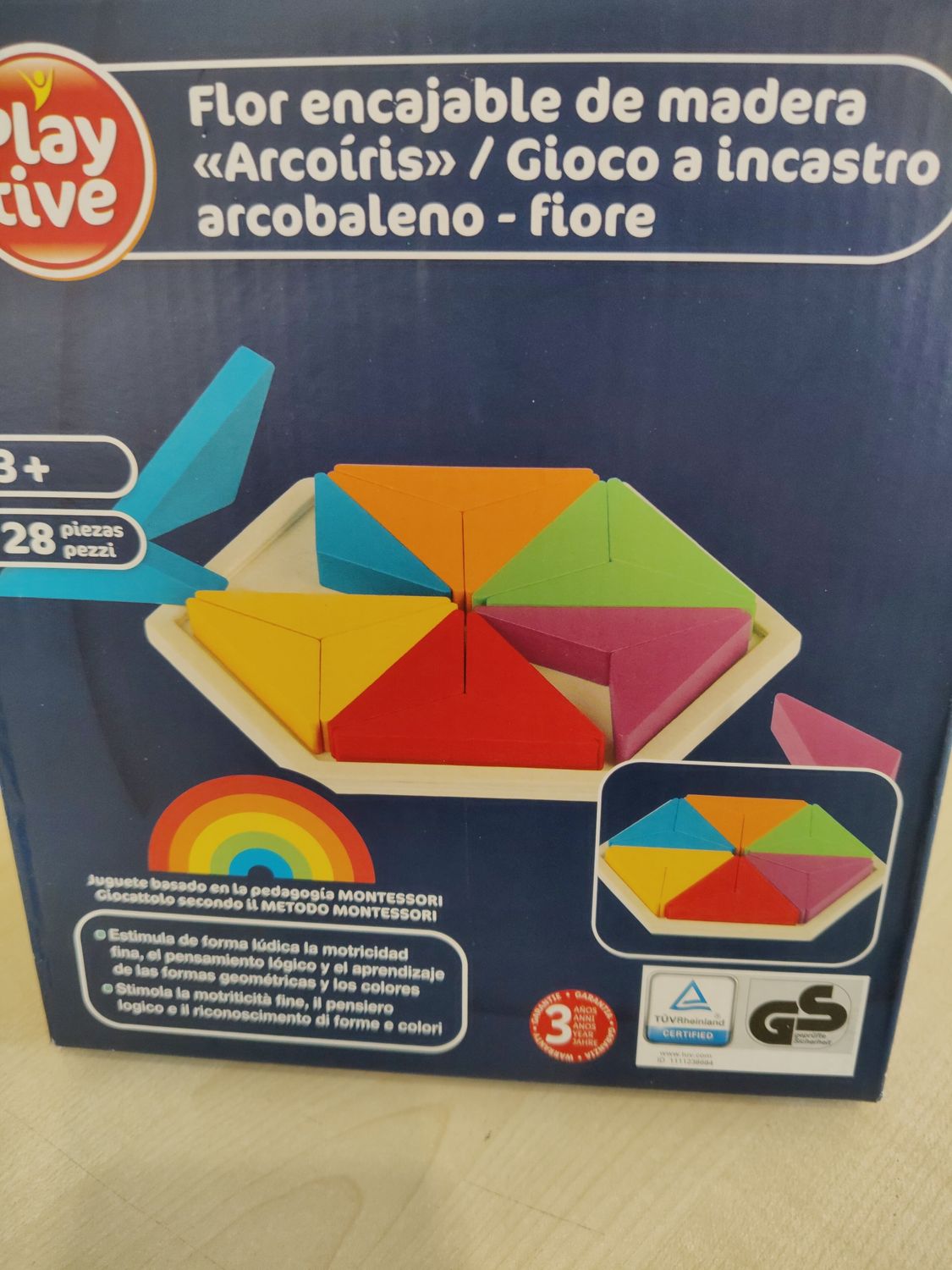 Gioco a incastro arcobaleno fiore Play Tive