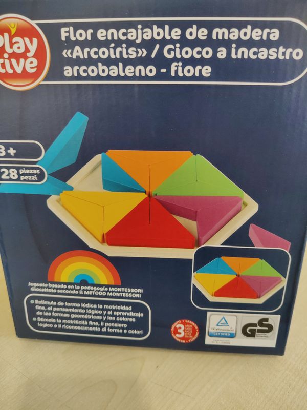 Gioco a incastro arcobaleno fiore Play Tive