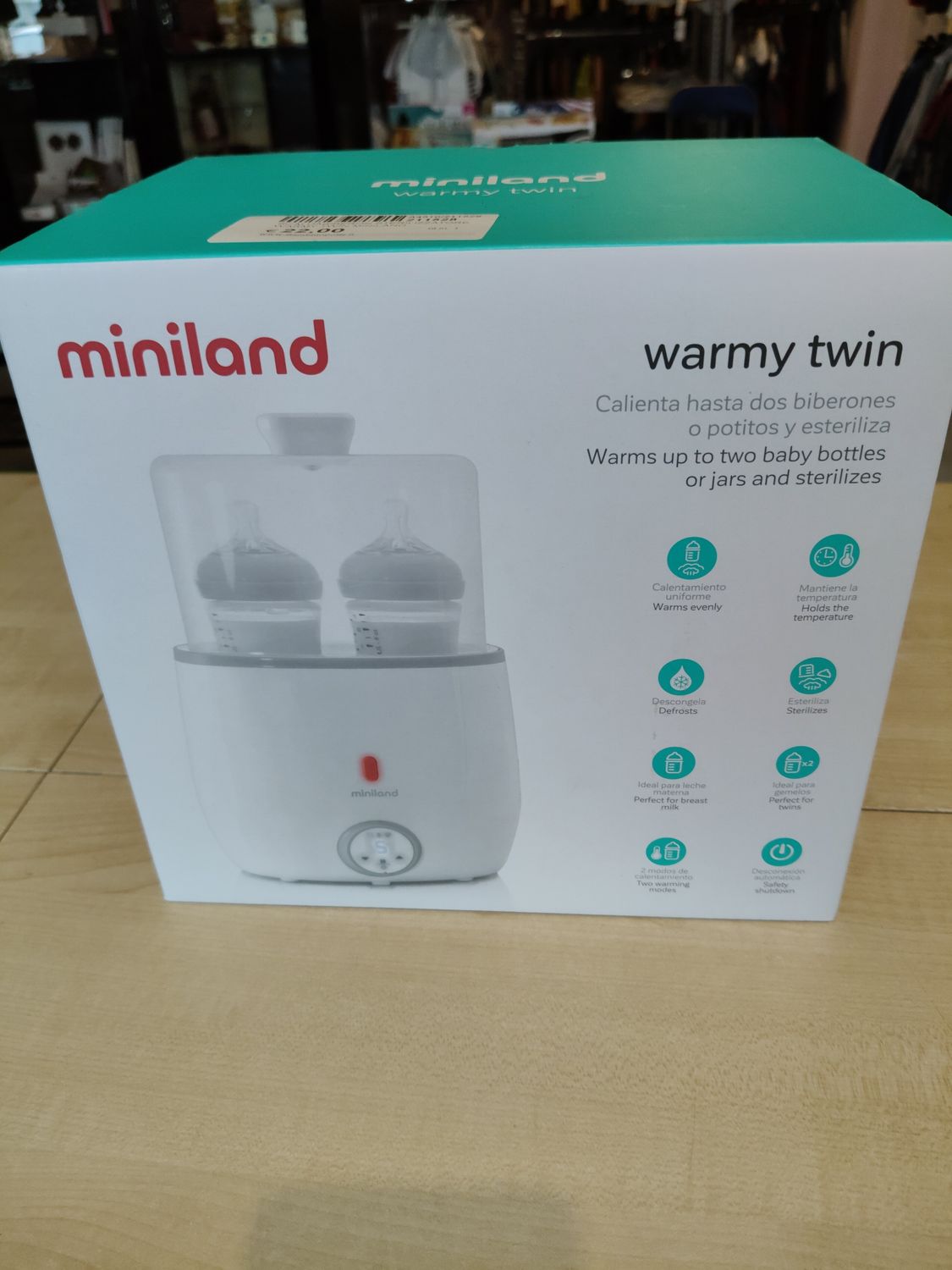 Scaldabiberon sterilizzatore Warmy Twin Miniland