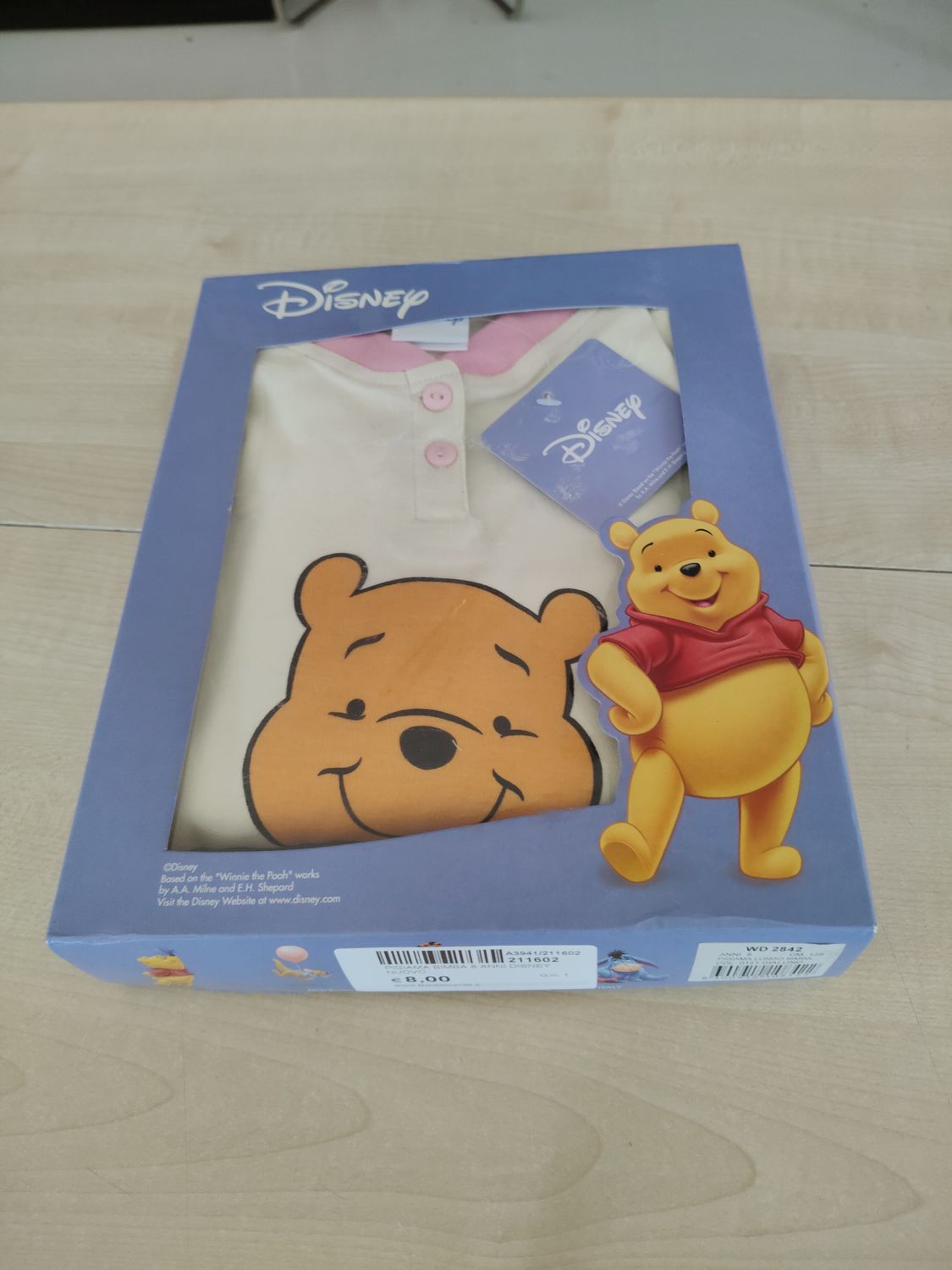 Pigiama bimba 8 anni Disney nuovo