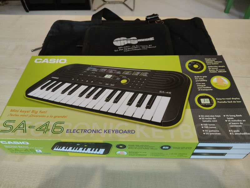 Tastiera Casio SA-46 + custodia