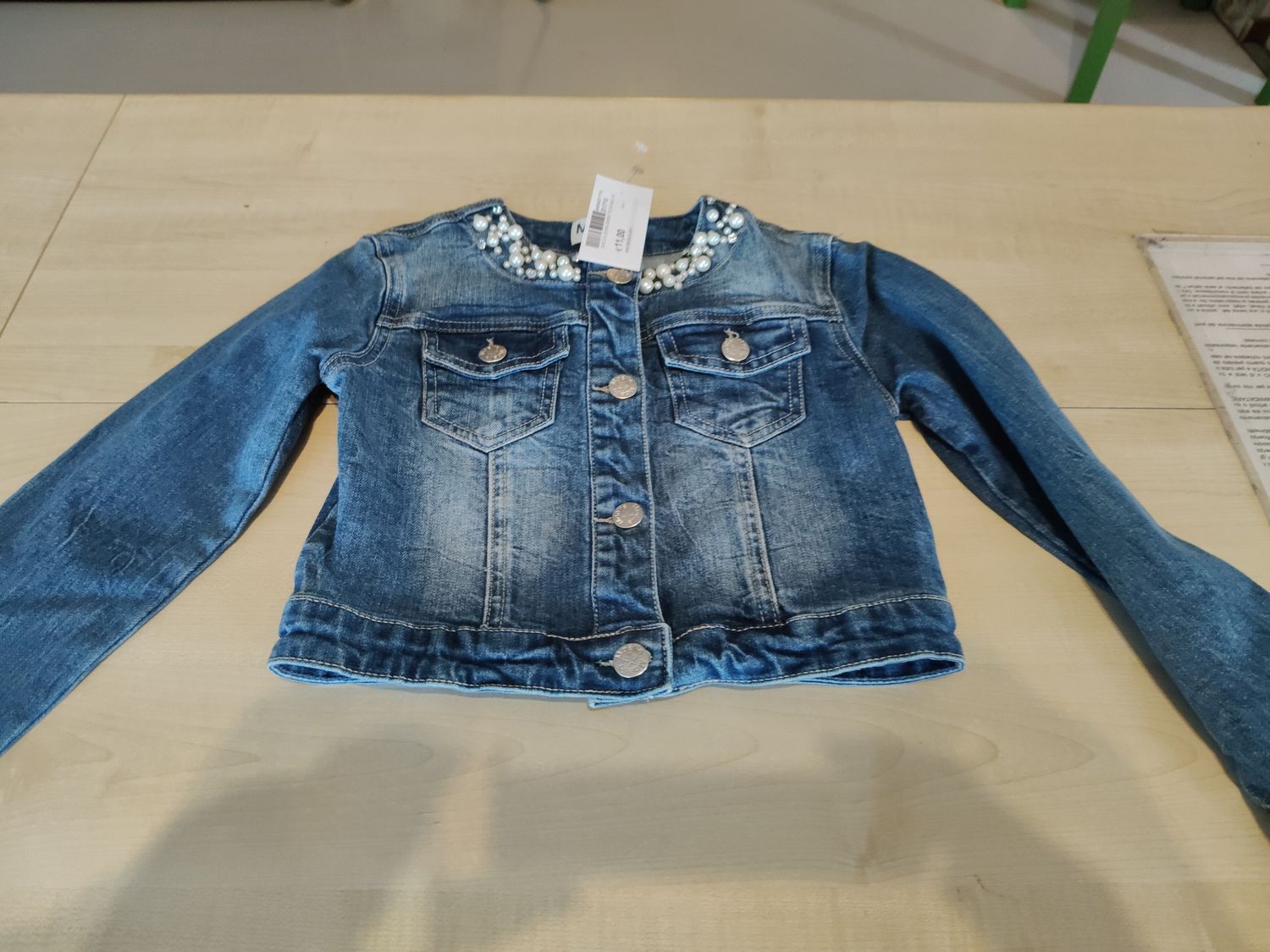 Giacca jeans bimba tg 34 Maelie