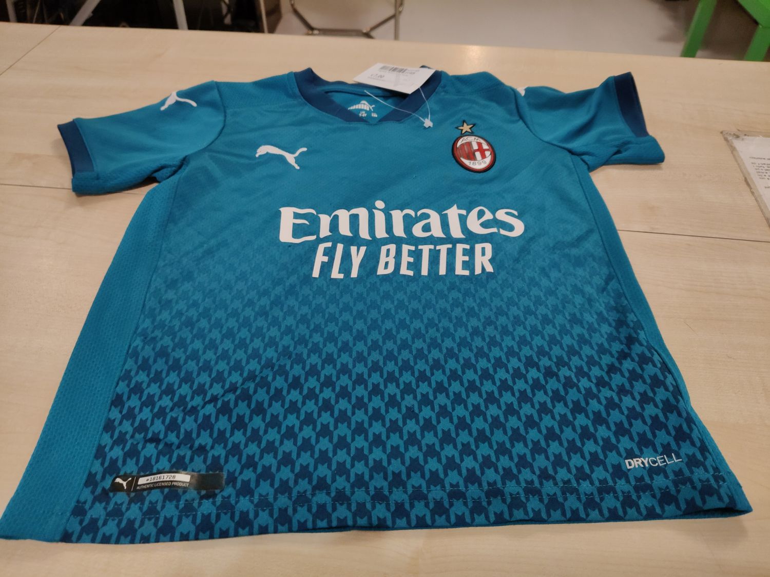Maglietta bimbo 7/8 anni Milan Puma