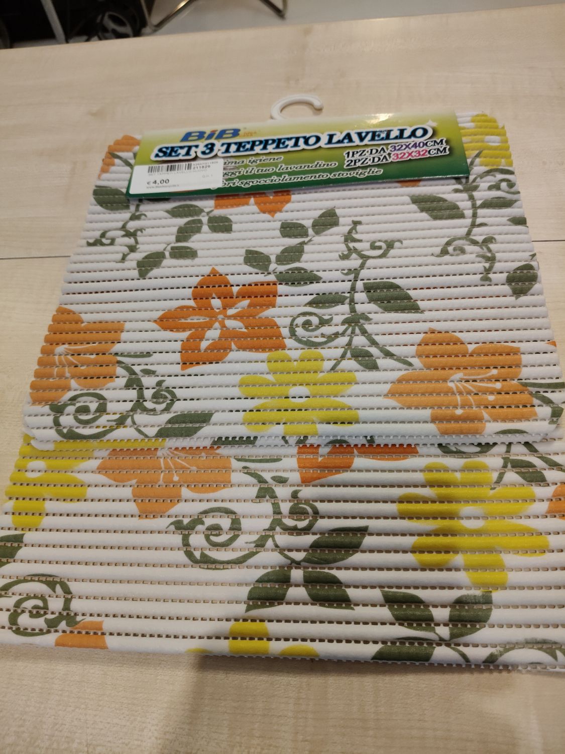 Set tappeti lavello nuovo