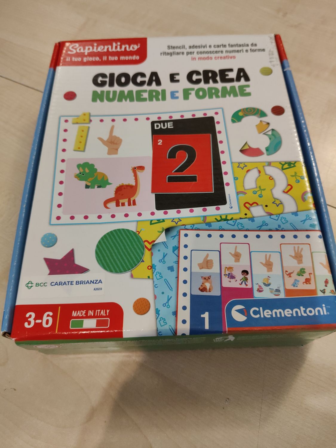 Gioca e crea numeri e forme Clementoni nuovo