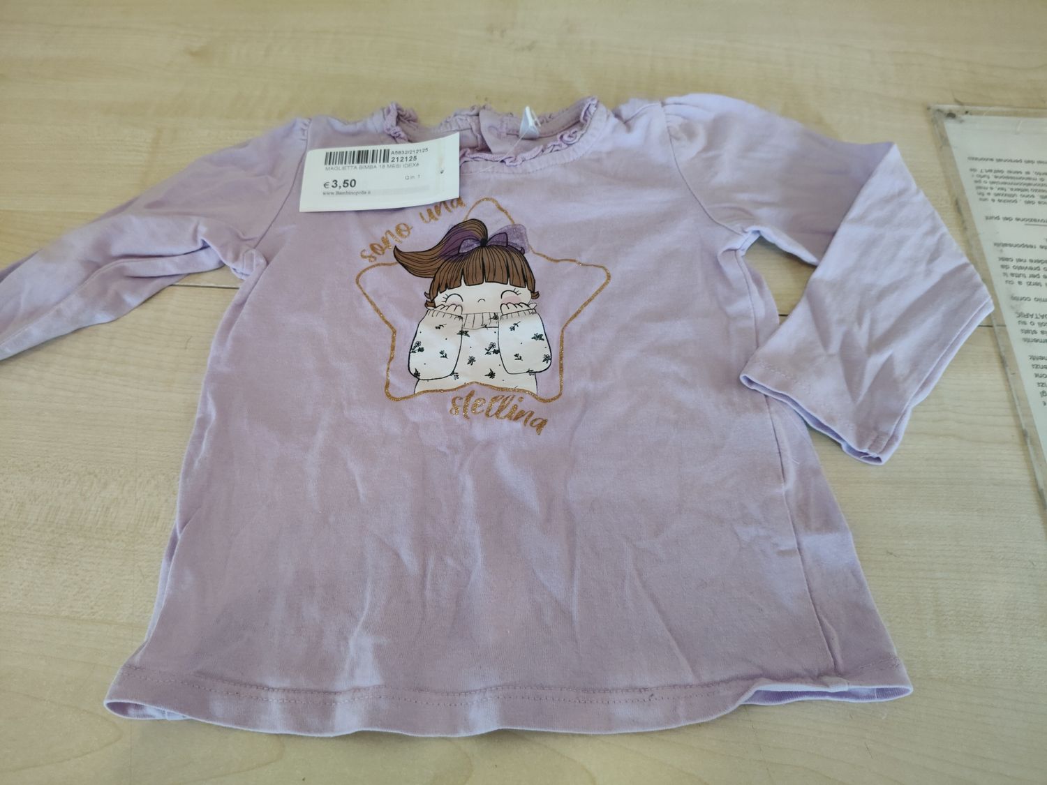 Maglietta bimba 16 mesi Idexe'