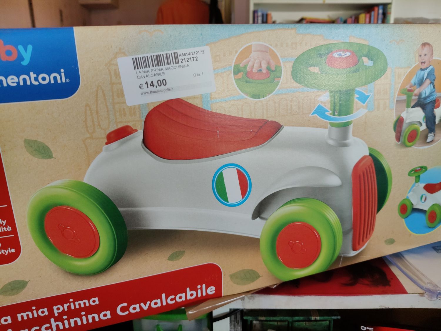 La mia prima macchinina cavalcabile Clementoni