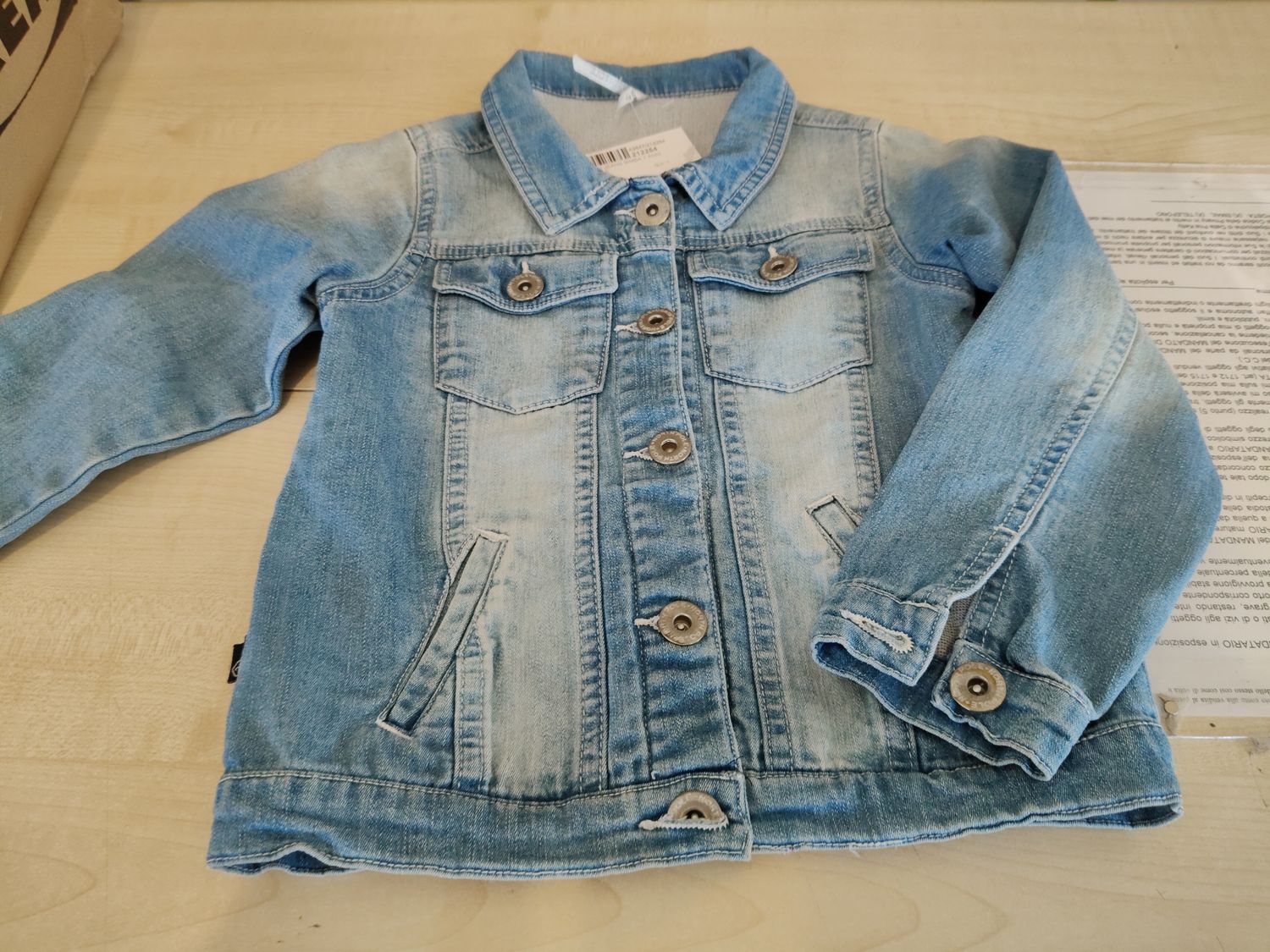 Giubbino jeans bimba 7 anni North Pole