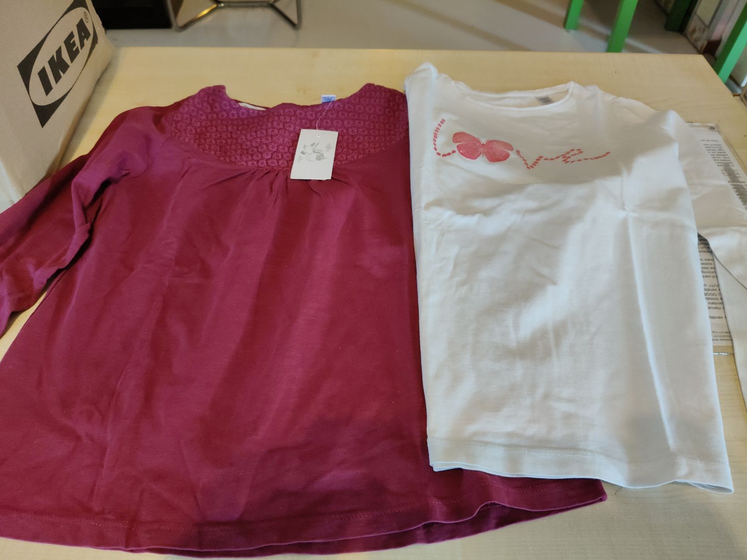 Maglietta bimba 10 anni Okaidi 2 pezzi