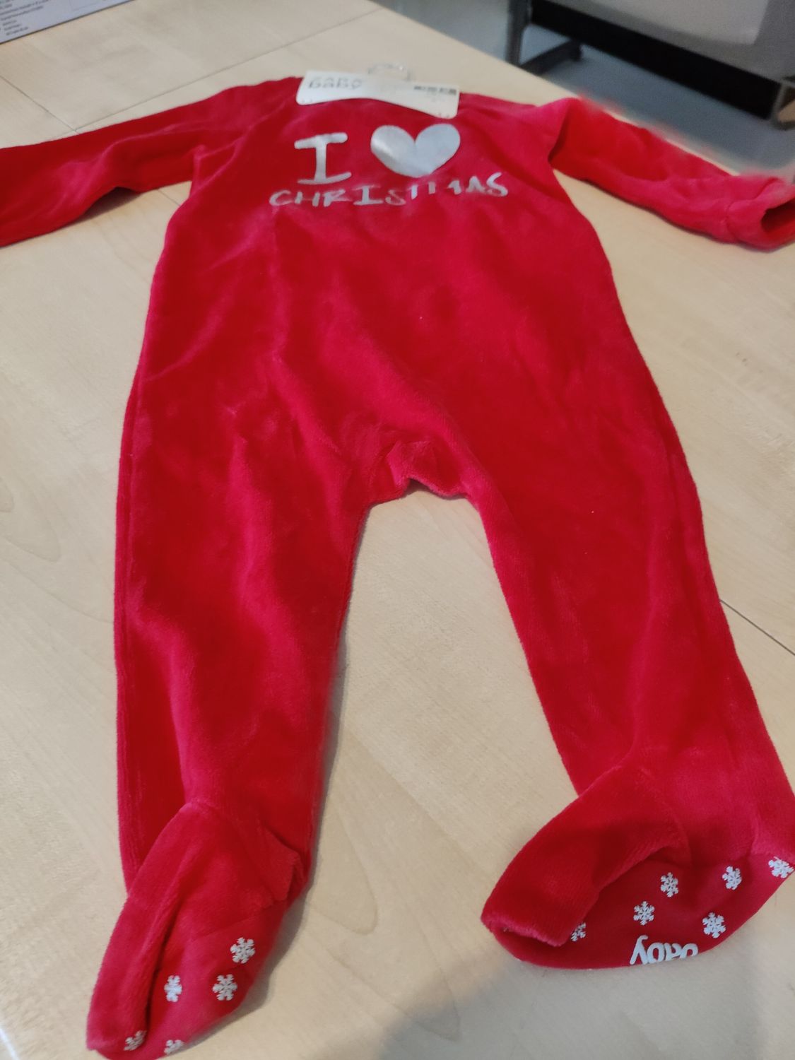 Tutina Natale bimba 9/12 mesi Zara nuova