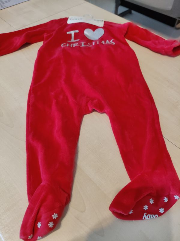 Tutina Natale bimba 9/12 mesi Zara nuova