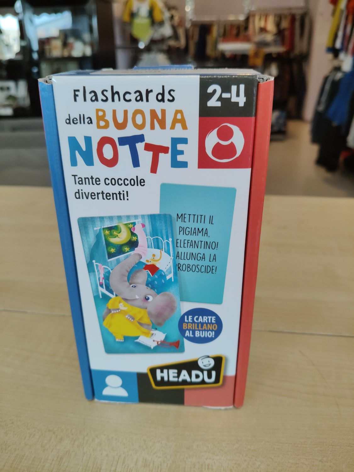 Flash card della buona notte