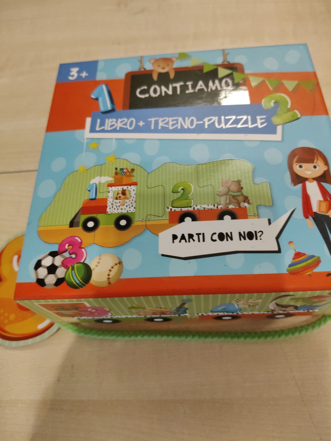 Libro + treno puzzle