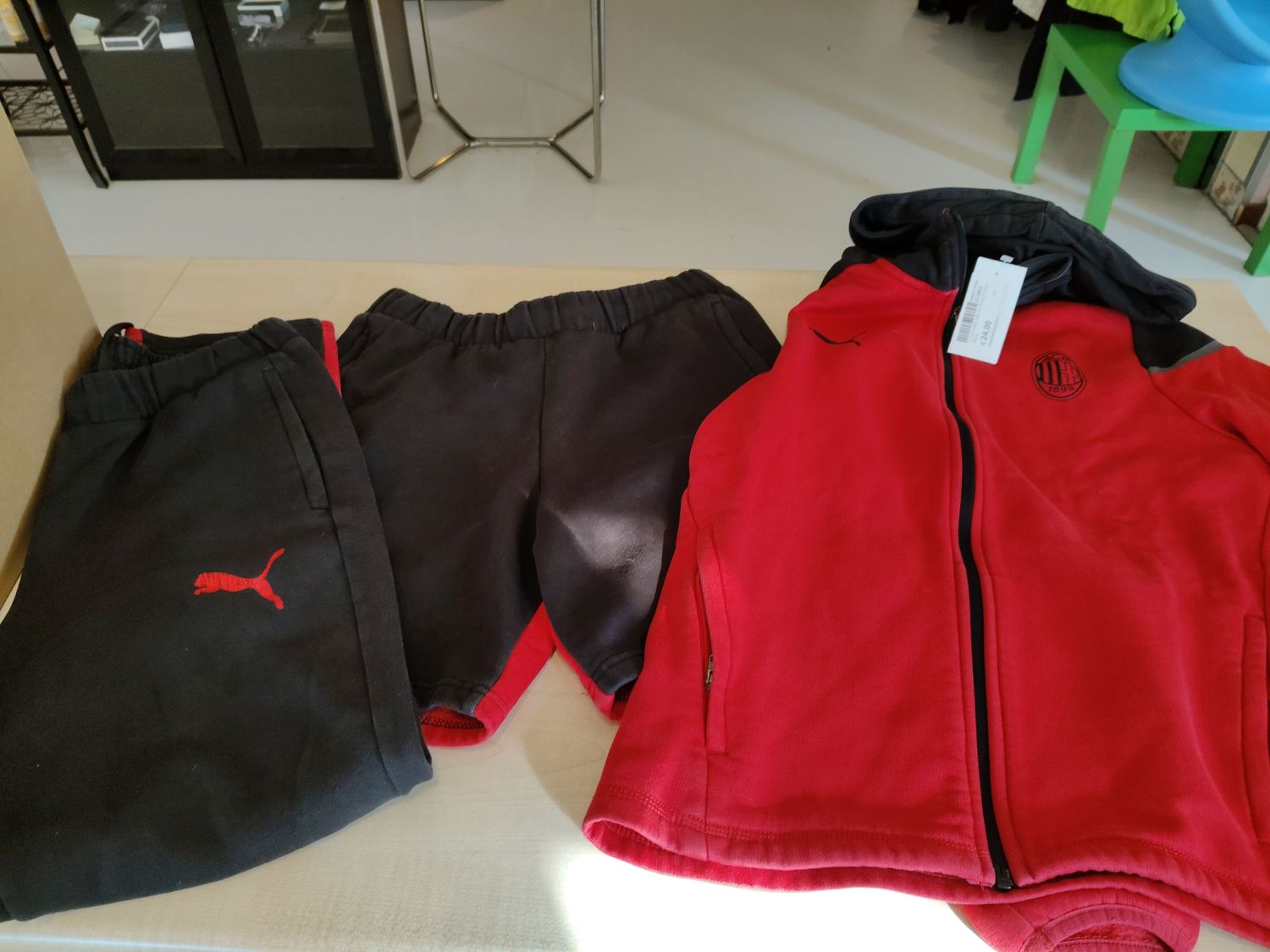 Tuta bimbo 164 cm Milan Puma - 3 pezzi