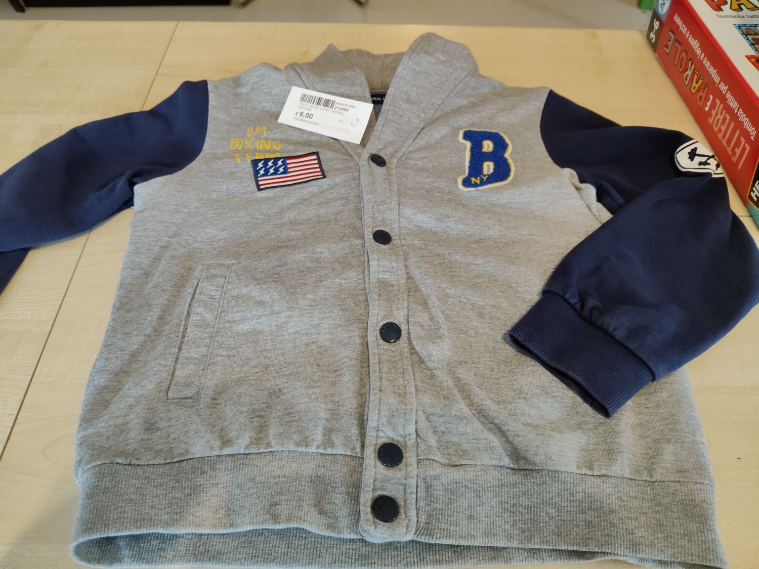 Felpa bimbo 8 anni Original Marines