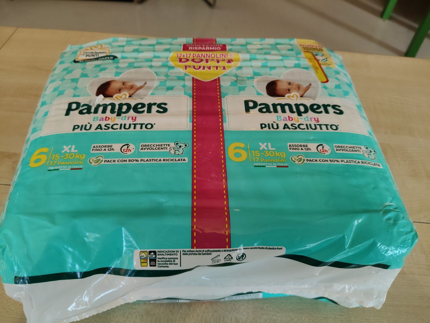 Pannolini Pampers baby dry 15/30 kg nuovi
