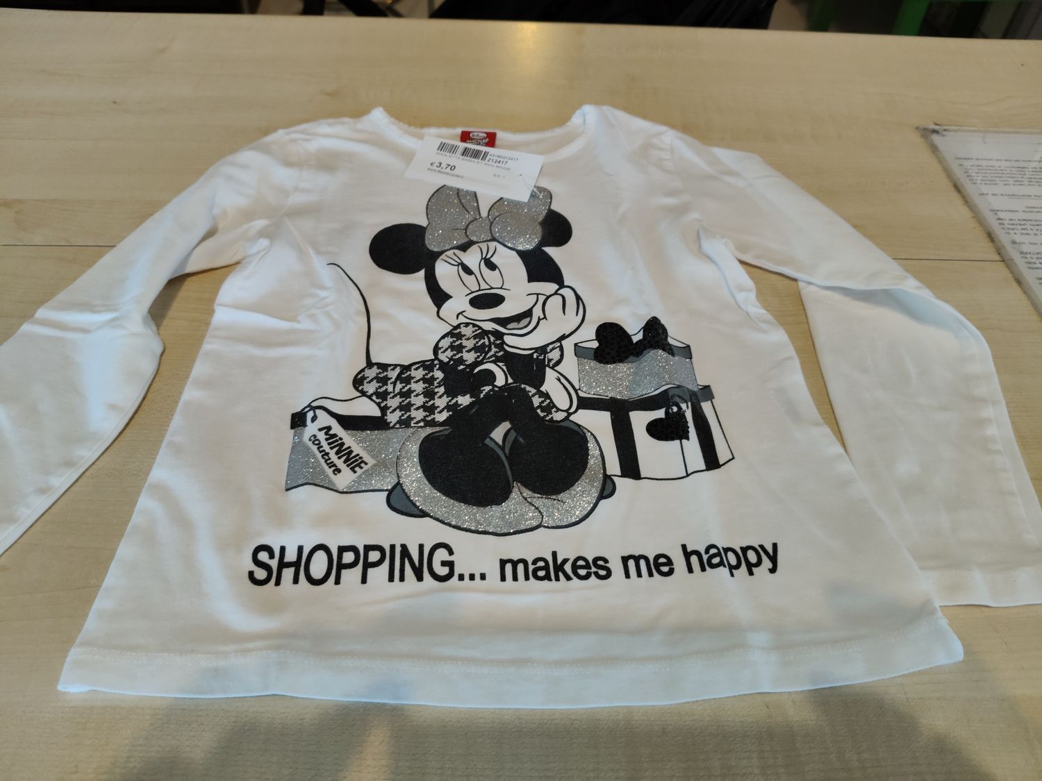 Maglietta bimba 6/7 anni Minnie