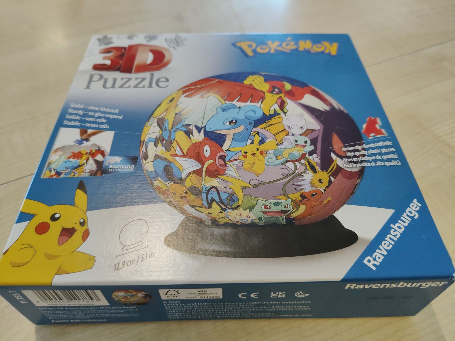Puzzle 3d Pokemon Ravensburger nuovo