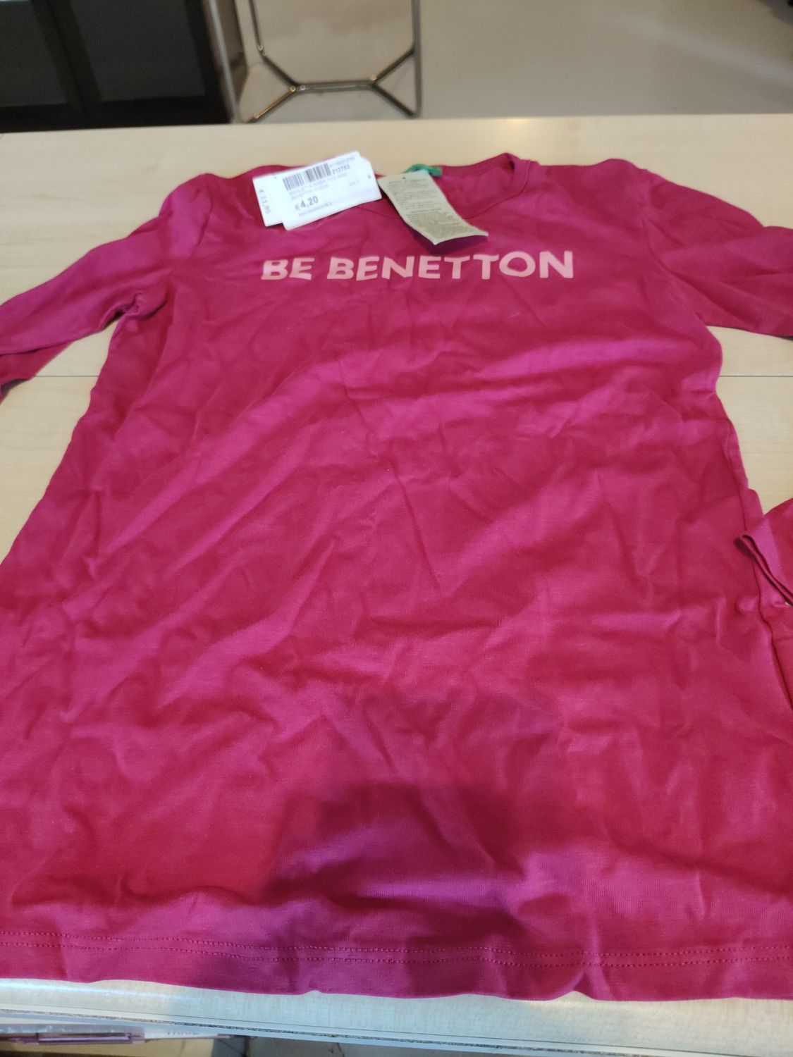Maglietta bimba 11/12 anni Benetton nuova