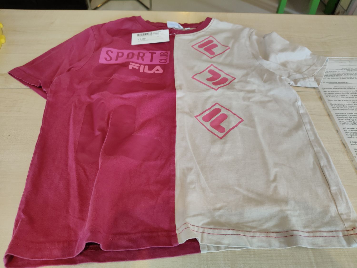 Maglietta ragazza tg M Fila