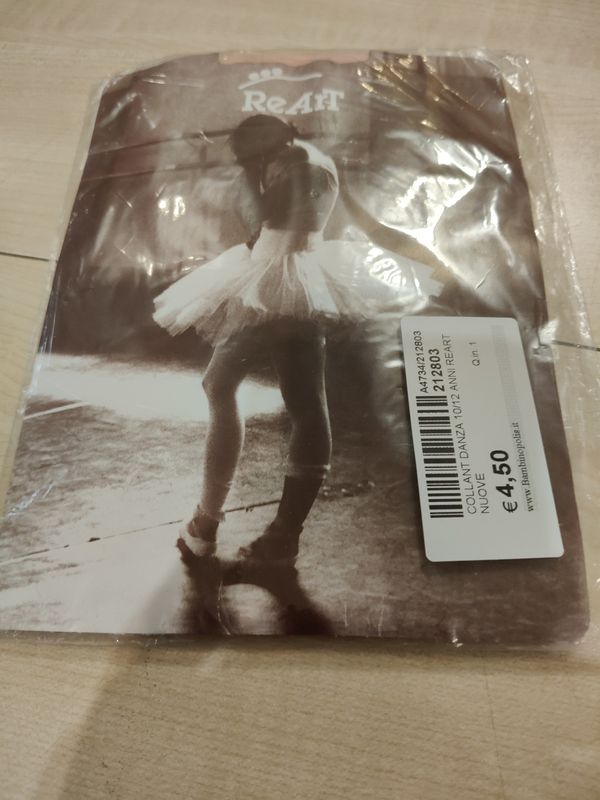 Collant danza 10/12 anni Reart nuove