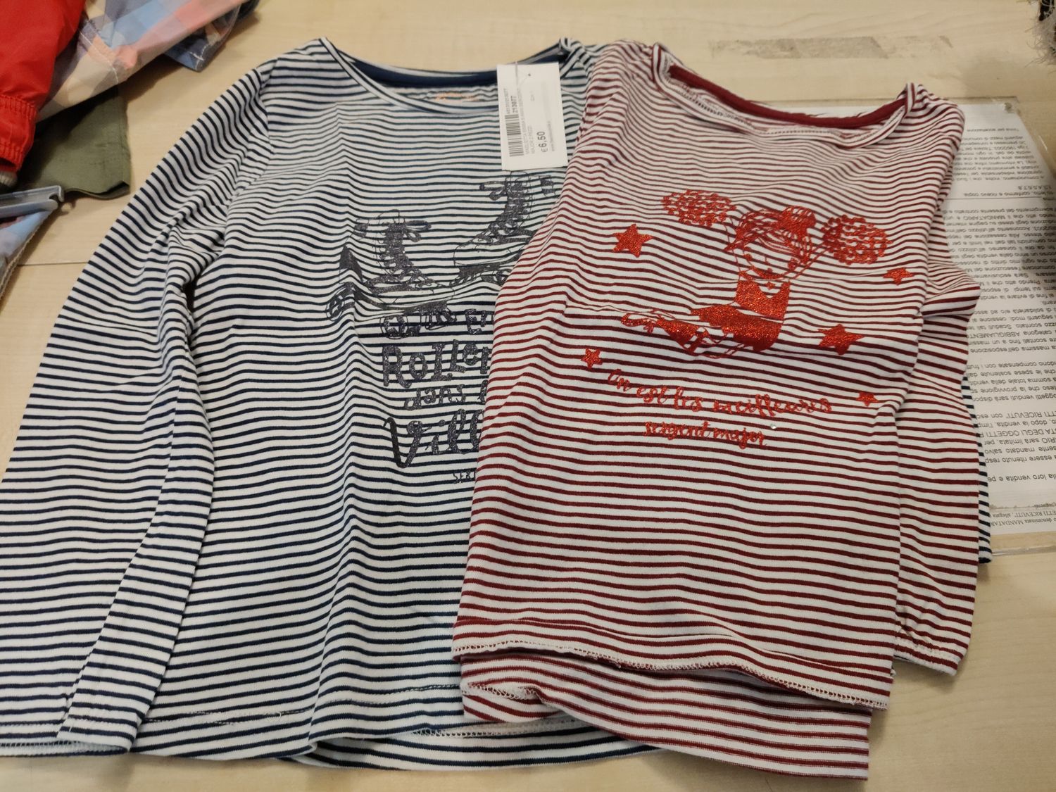 Maglietta bimba 6 anni Sergent Major 2 pezzi