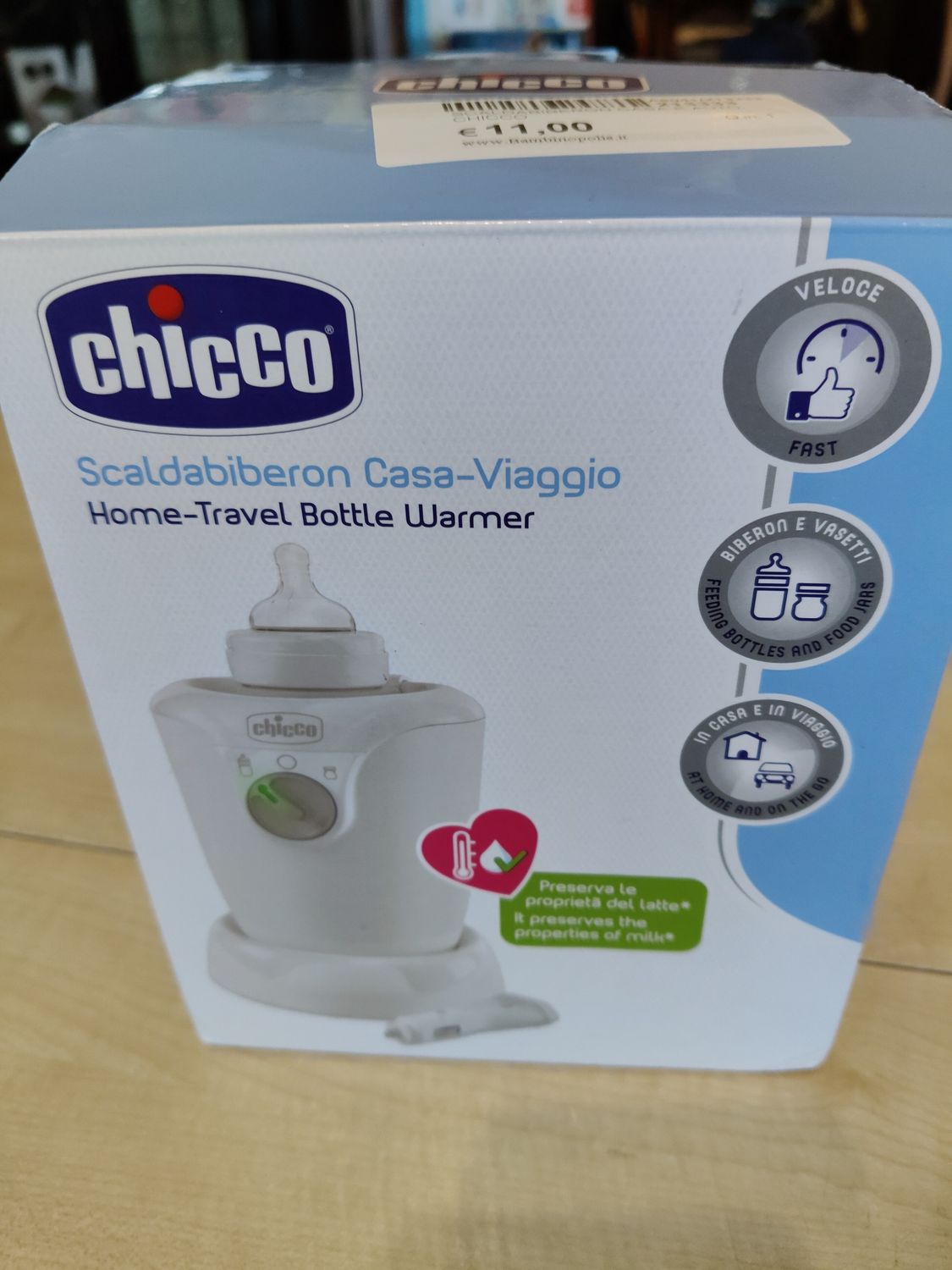 Scaldabiberon casa e auto Chicco