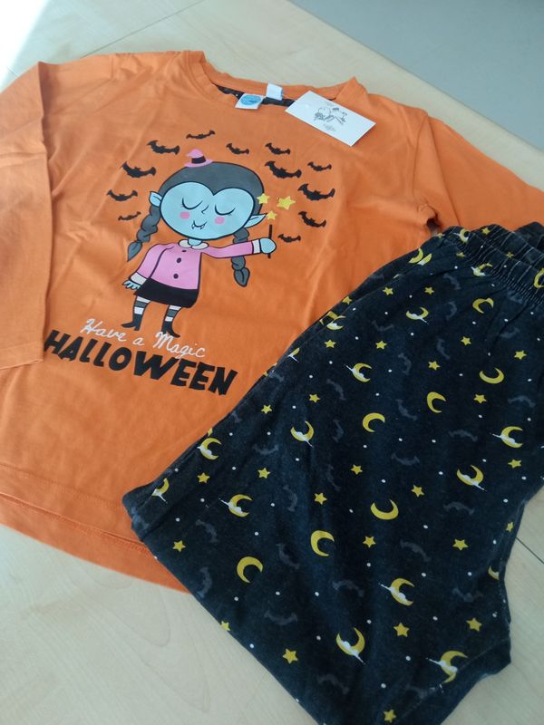 Pigiama bimba 9/10 anni Halloween