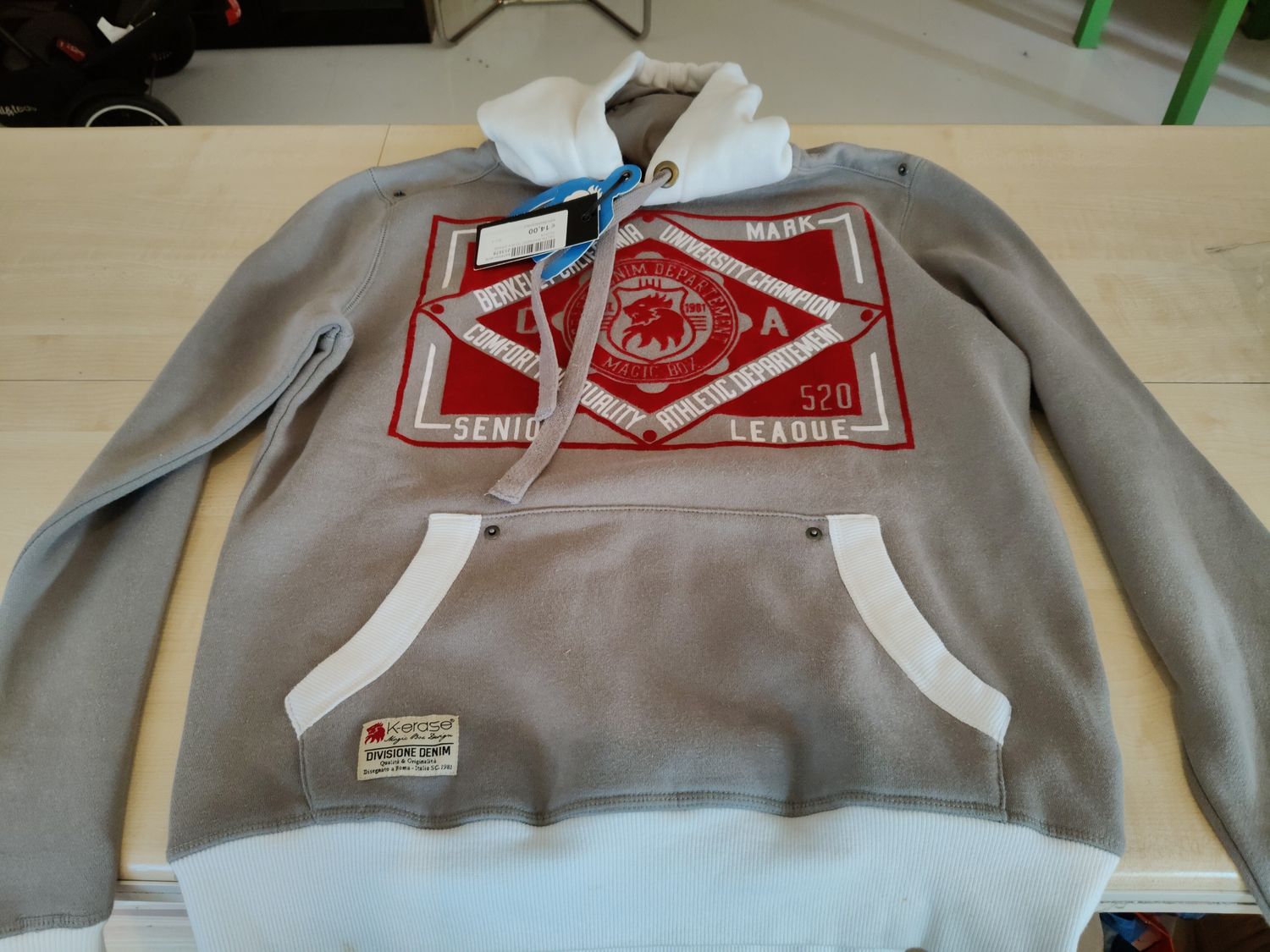 Felpa ragazzo tg M K-Erase