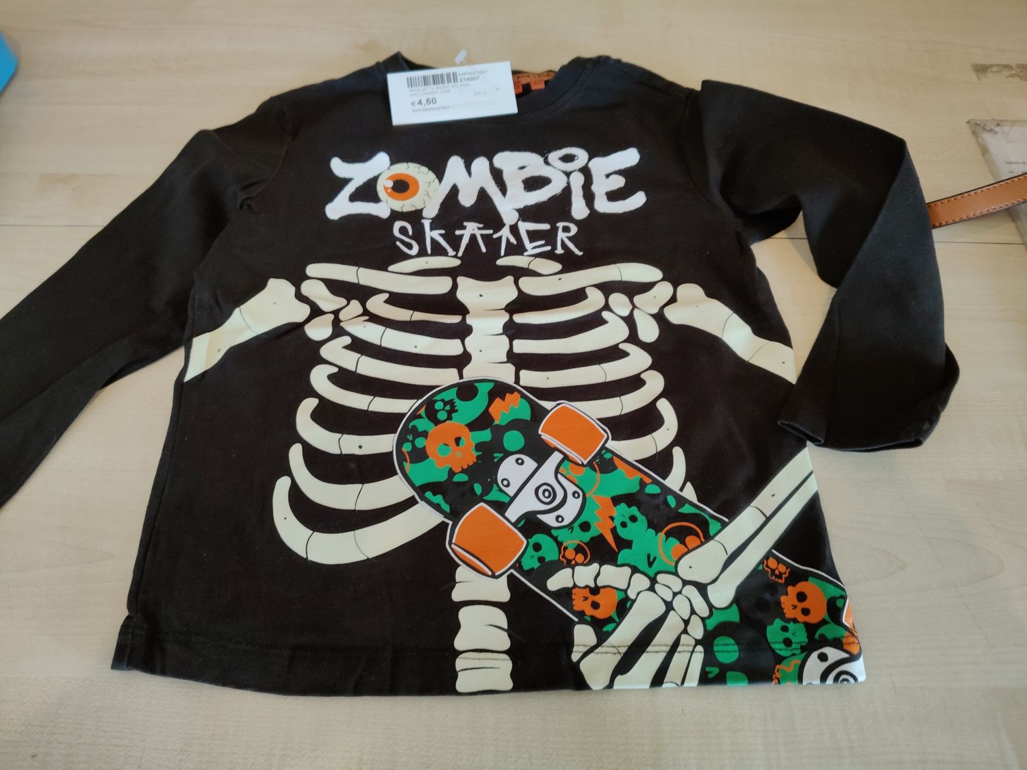 Maglietta bimbo 4/5 anni Halloween Original Marines