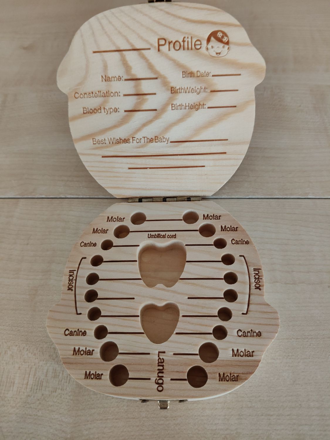 Porta dentini in legno