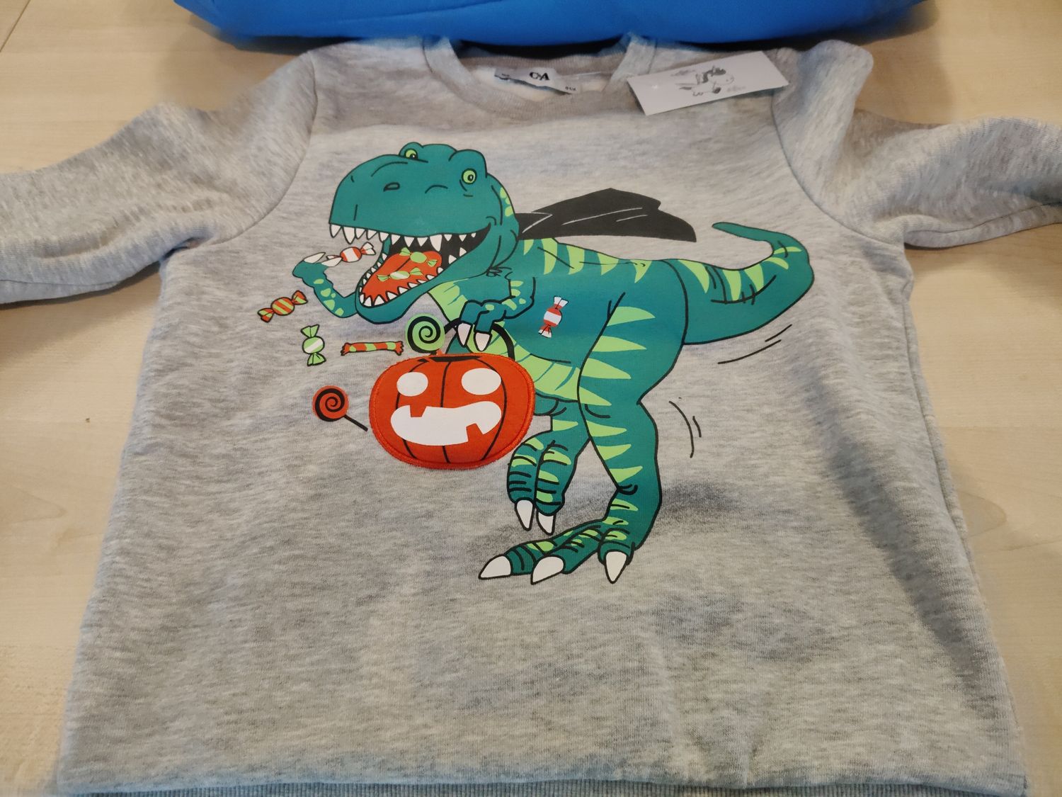 Felpa bimbo 8 anni Halloween C&amp;A