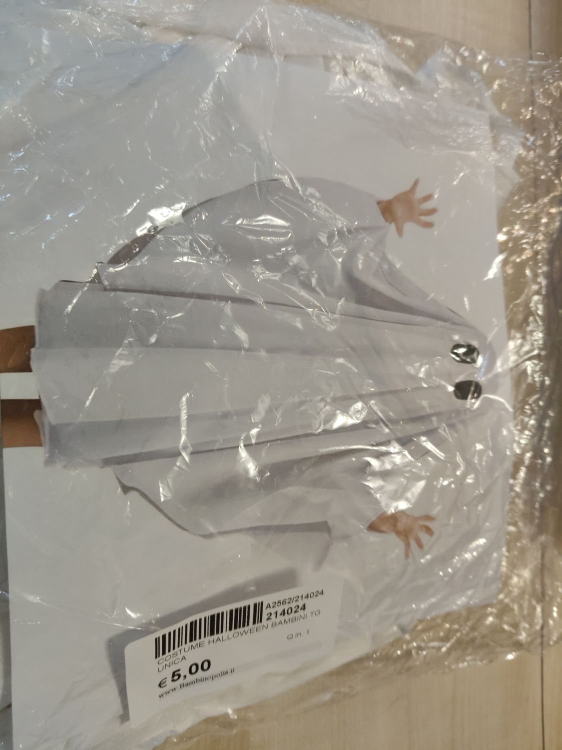 Costume Halloween bambini tg unica
