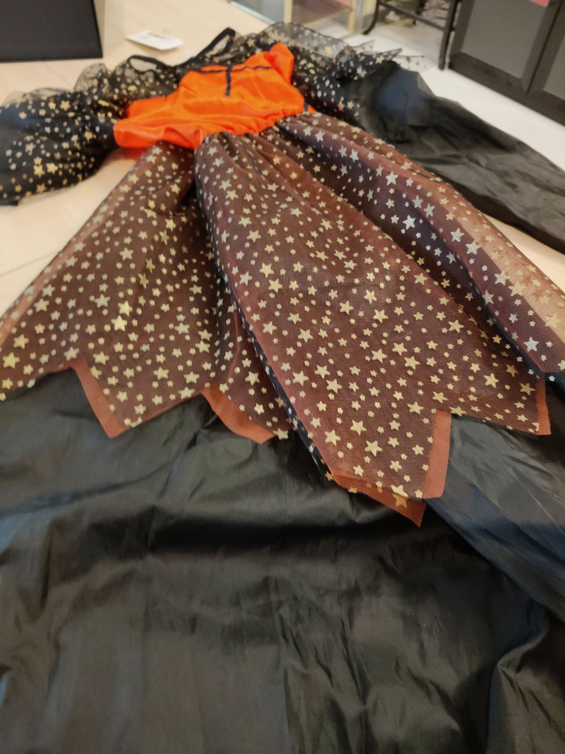 Costume Halloween bimba 7/8 anni circa