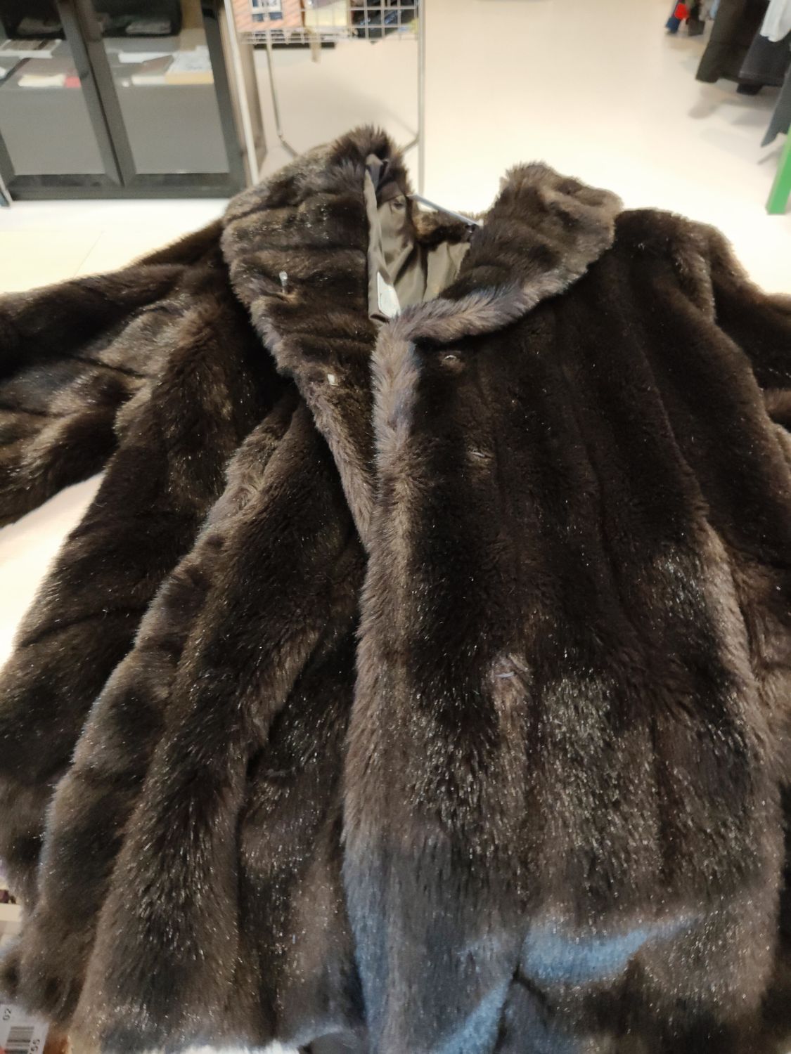Pelliccia ecologica donna tg unica Flowing Furs